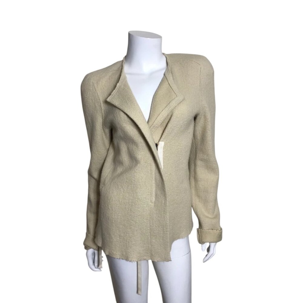 ISABEL MARANT Kailey Wool/Angora Cardigan in Natural Size 40